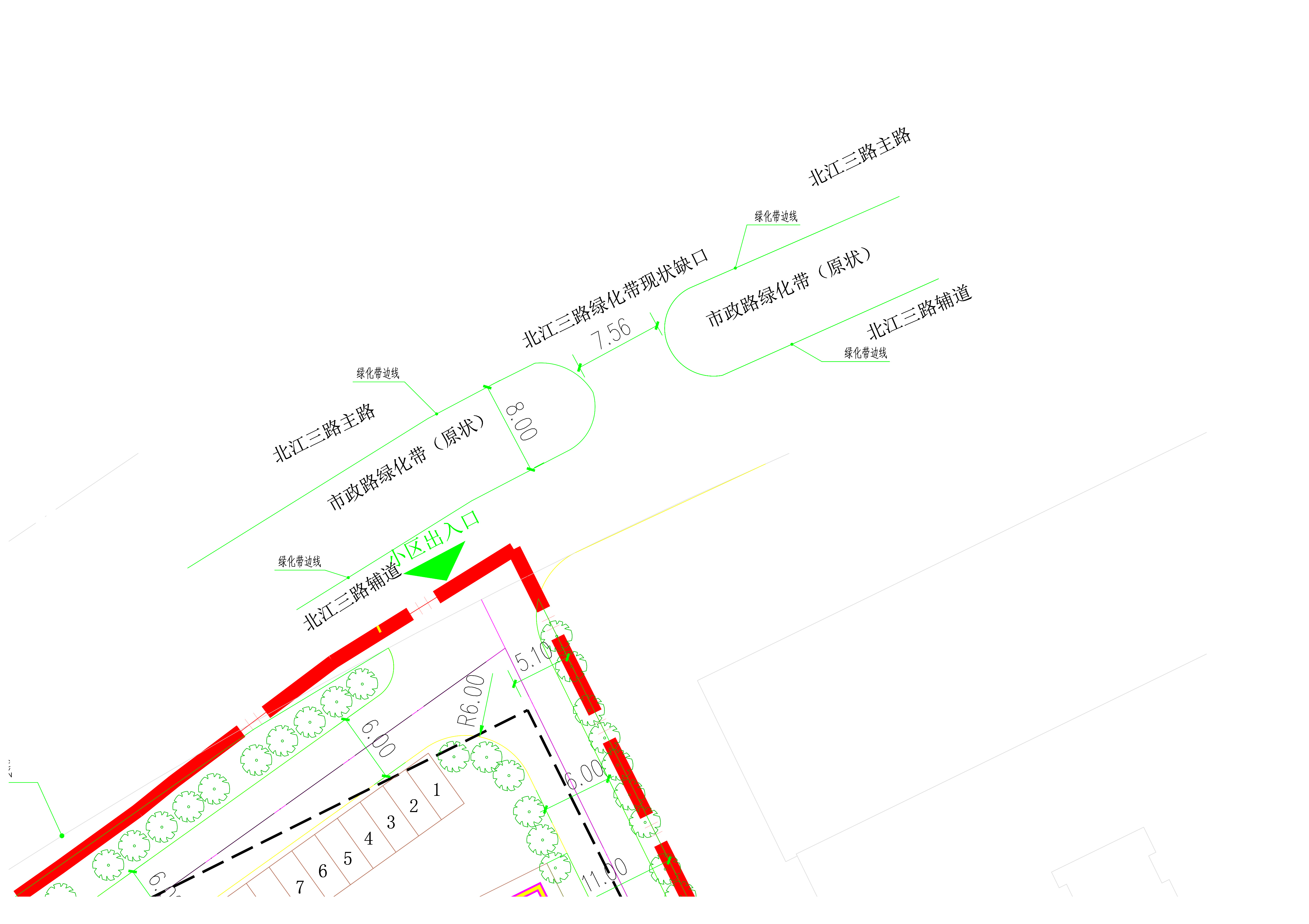 福泰陽光天城總平面圖(現(xiàn)狀路口）.jpg