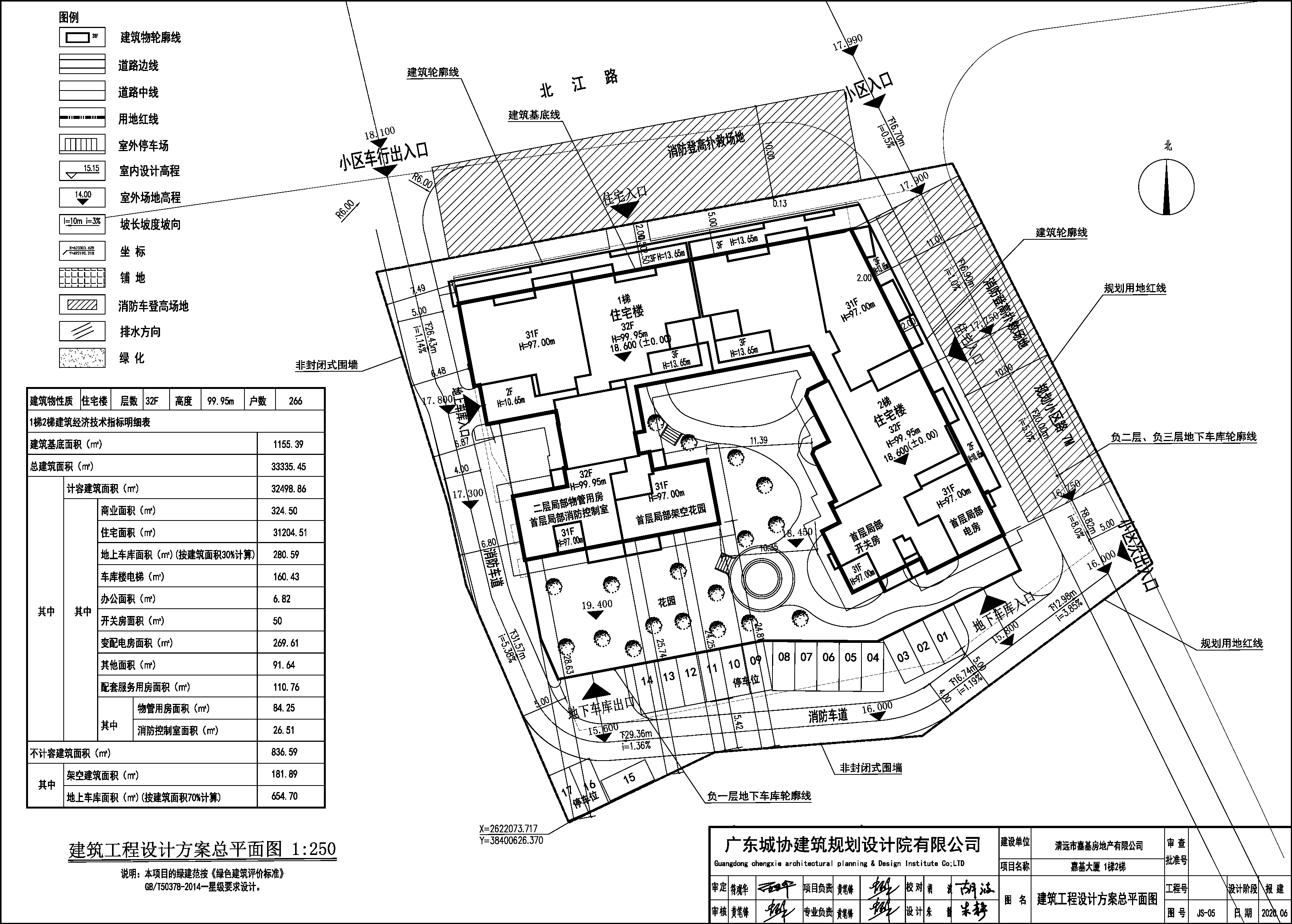 嘉基大廈1梯2梯 建筑工程設(shè)計方案總平面圖(已批準）.jpg