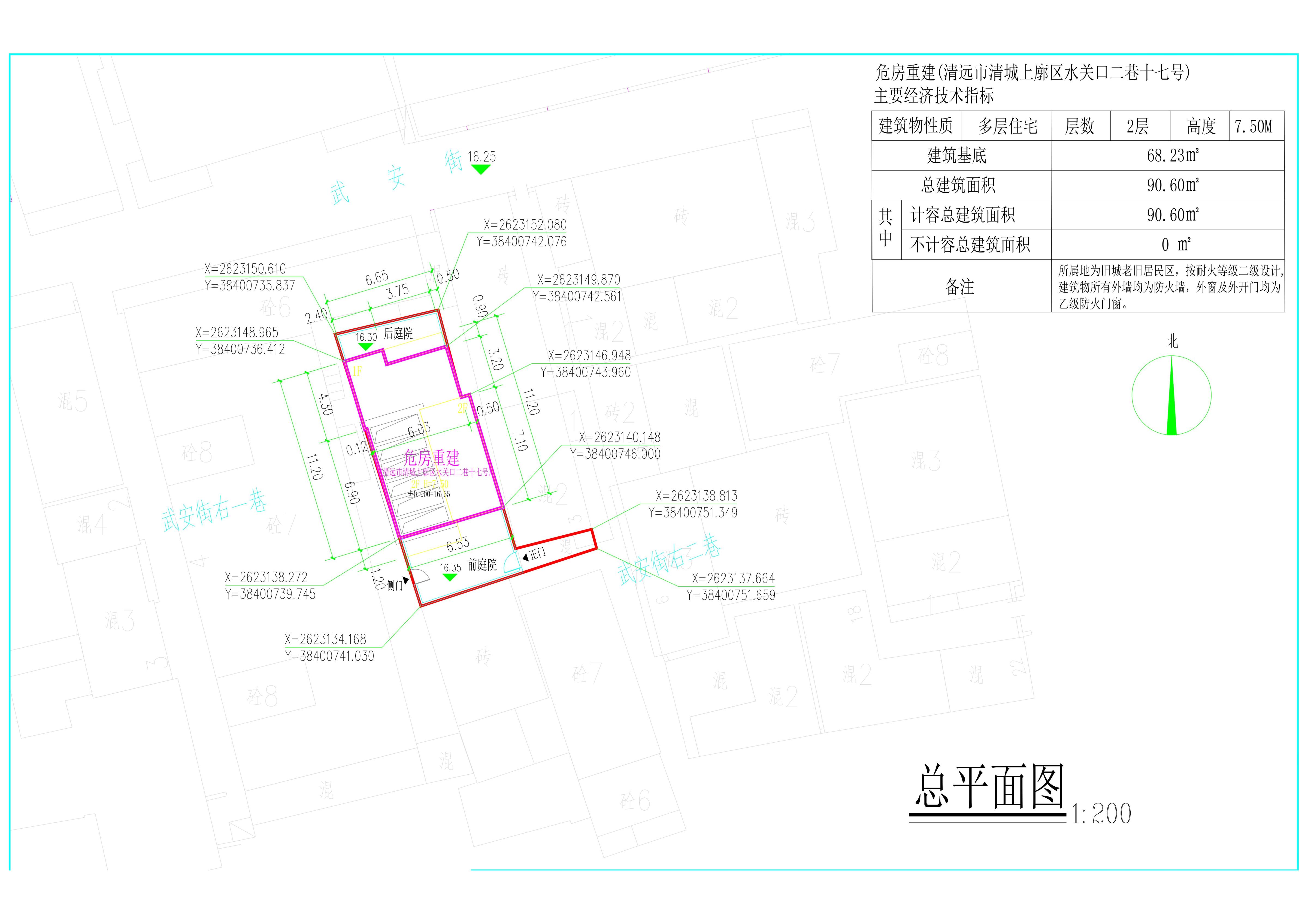 危房重建(清遠市清城上廓區(qū)水關口二巷十七號)總平面圖.jpg