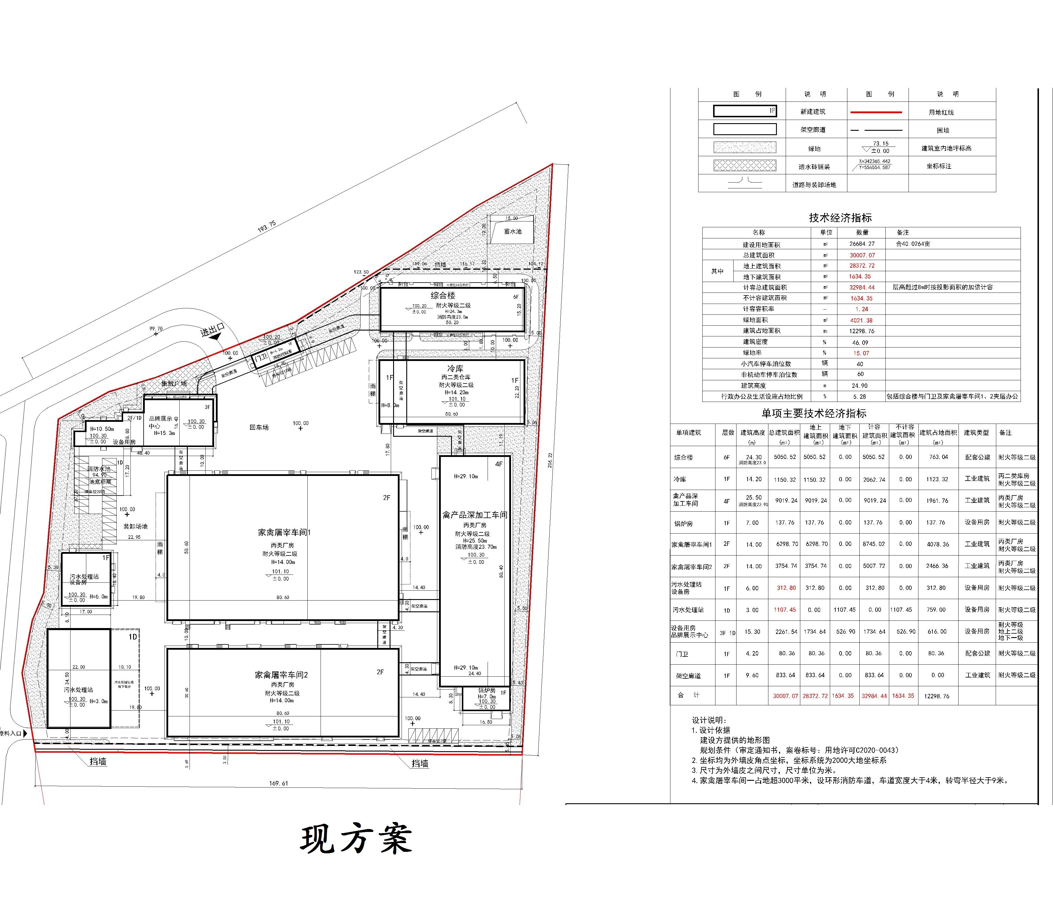 現(xiàn)報(bào)來(lái)廣東愛健康生物科技有限公司屠宰加工場(chǎng)項(xiàng)目（2021.8.31總圖-規(guī)劃蓋章版）總平.jpg