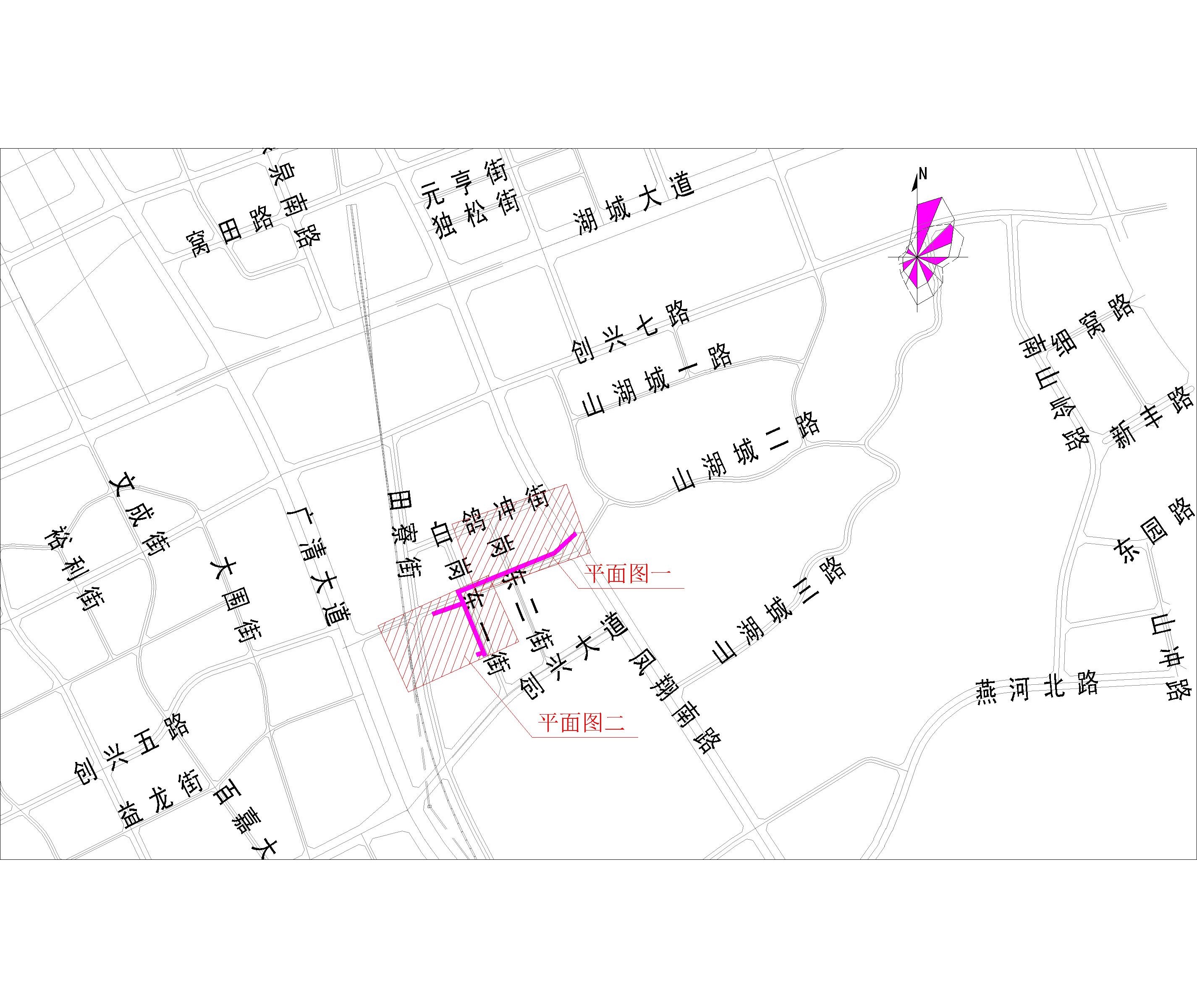 2021.9.1-38清遠(yuǎn)市崗東一街（星河灣花園、合粵花園、柏林國(guó)際公館）市政中壓燃?xì)夤艿拦こ淌姓?bào)建(CCY) -布局1.jpg