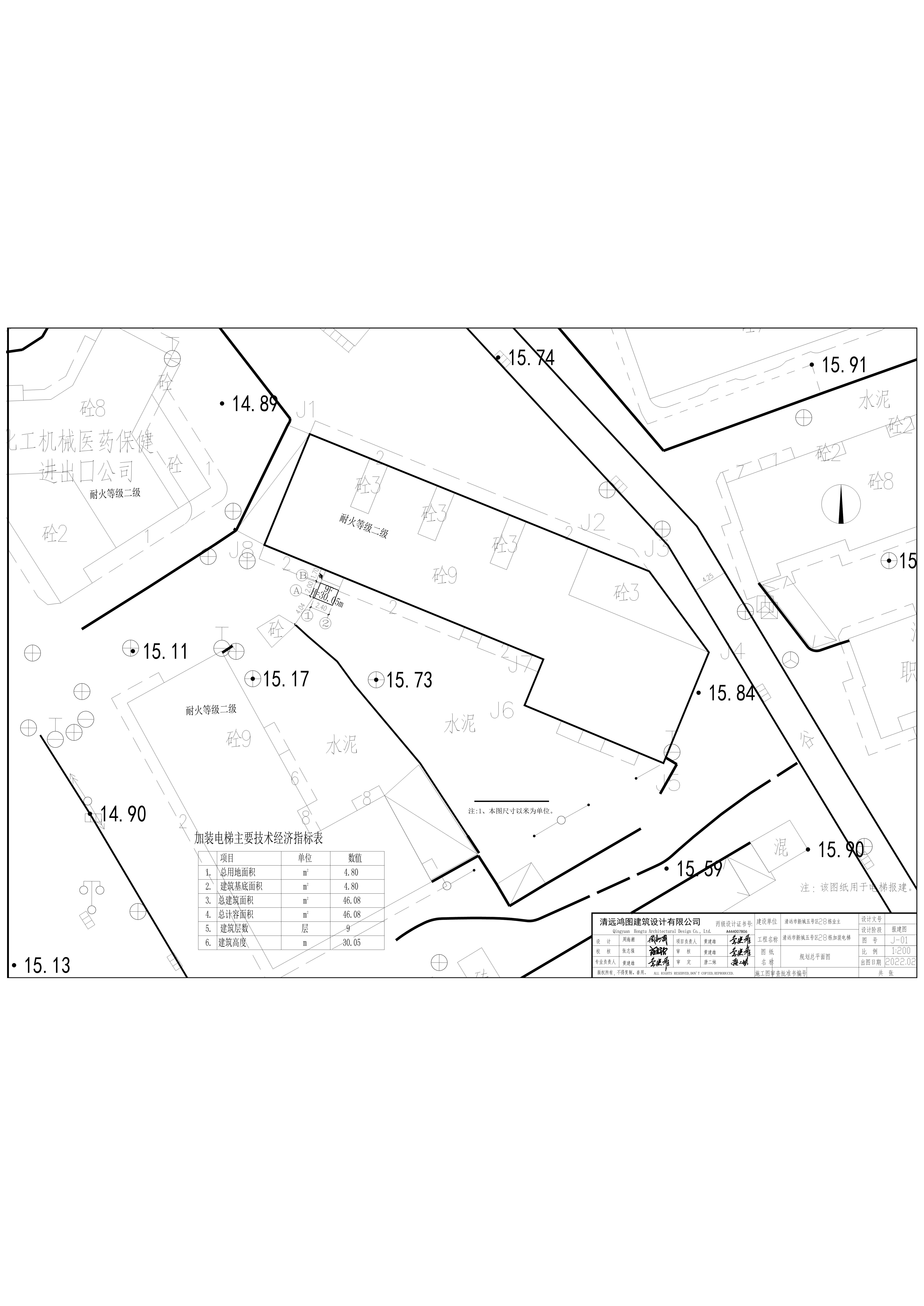 新城五號(hào)區(qū)28棟加裝電梯 建筑總平面圖20220414_t3-Model_1.jpg