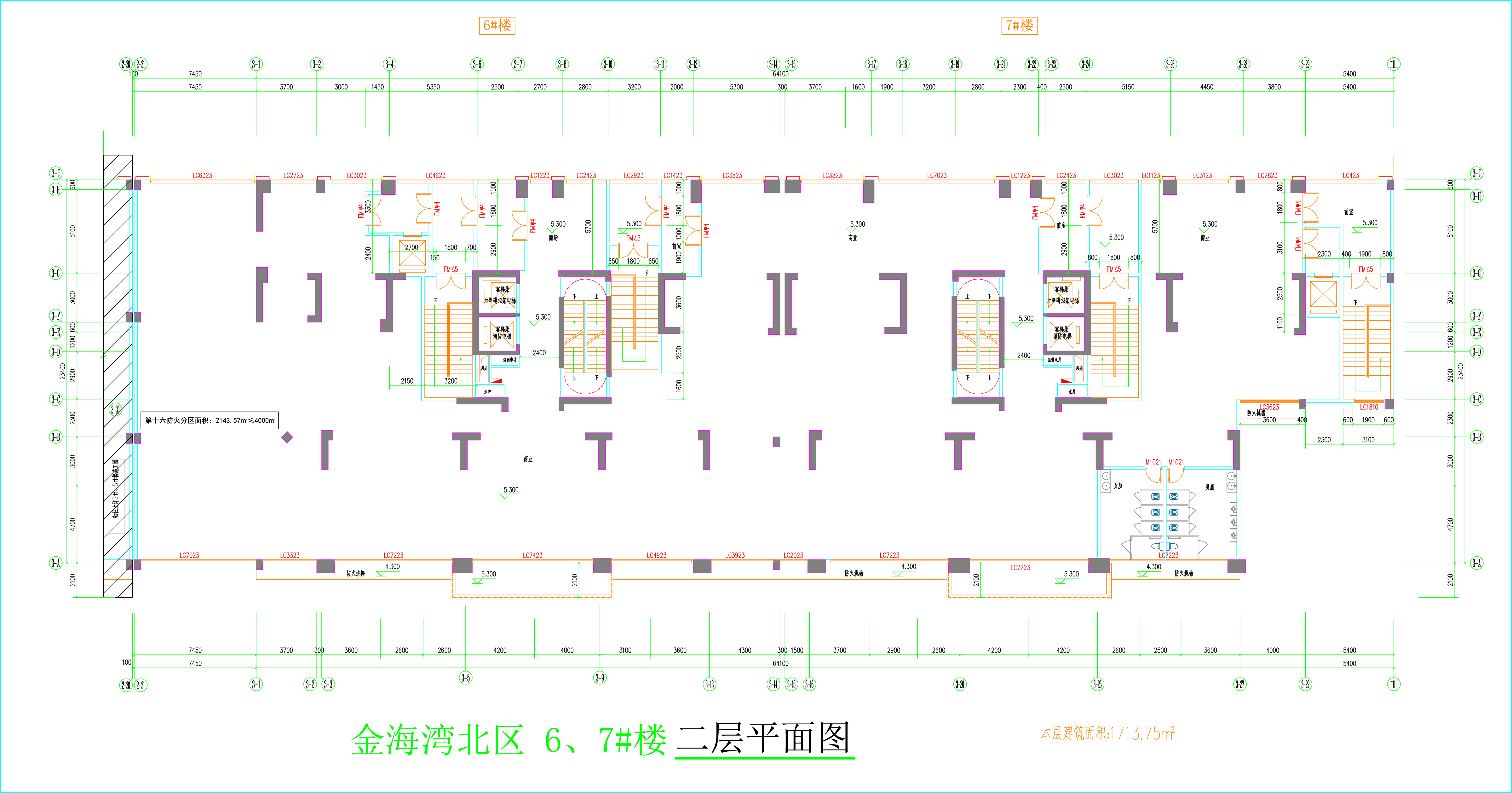 金海灣北區(qū)6、7#樓_二層平面圖.jpg