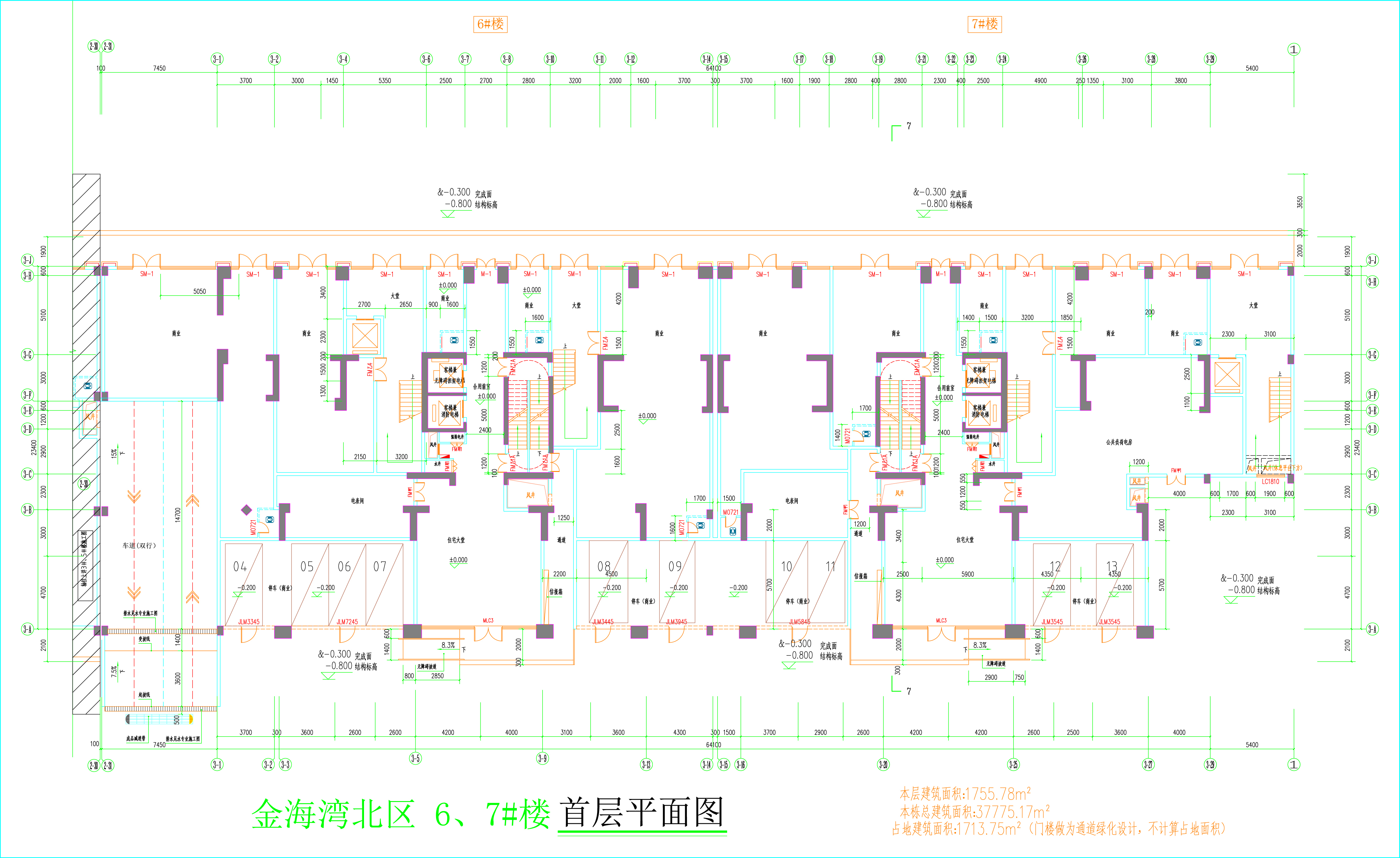 金海灣北區(qū)6、7#樓_首層平面圖.jpg