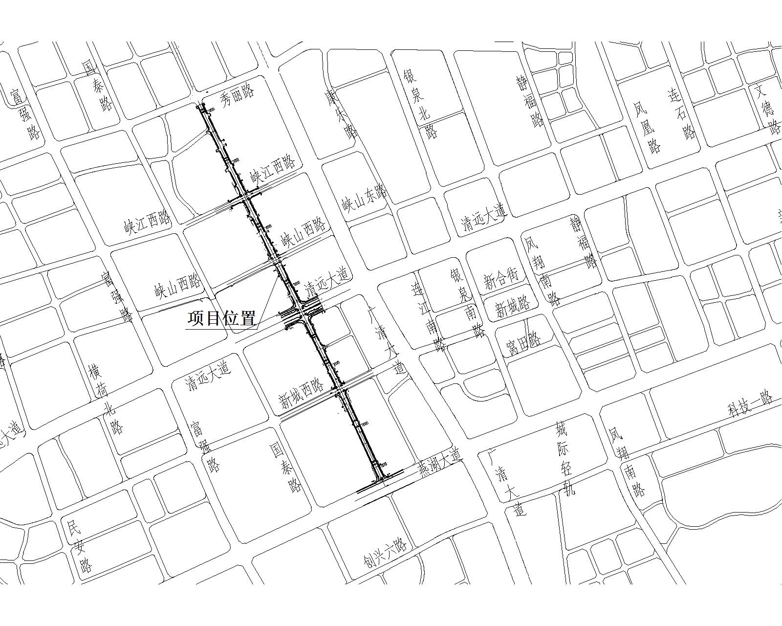 清遠(yuǎn)市永安路（秀麗西路至湖城大道段）道路工程.jpg